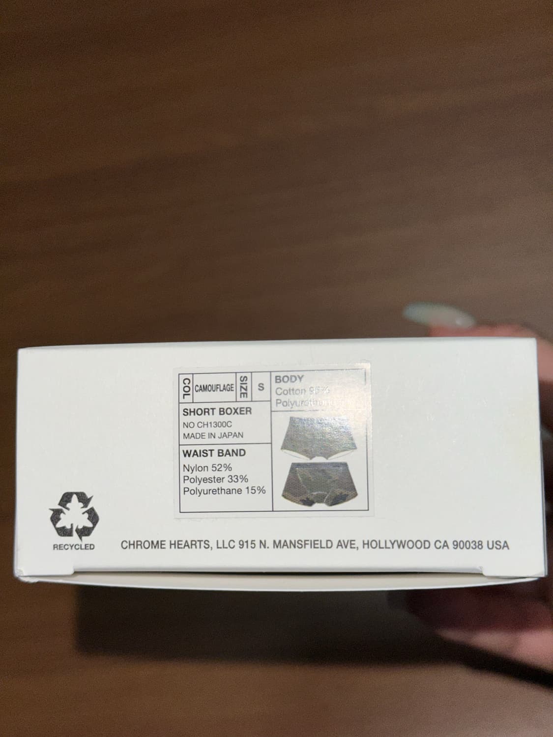 크롬하츠 카모 브리프 언더웨어 상품이미지2