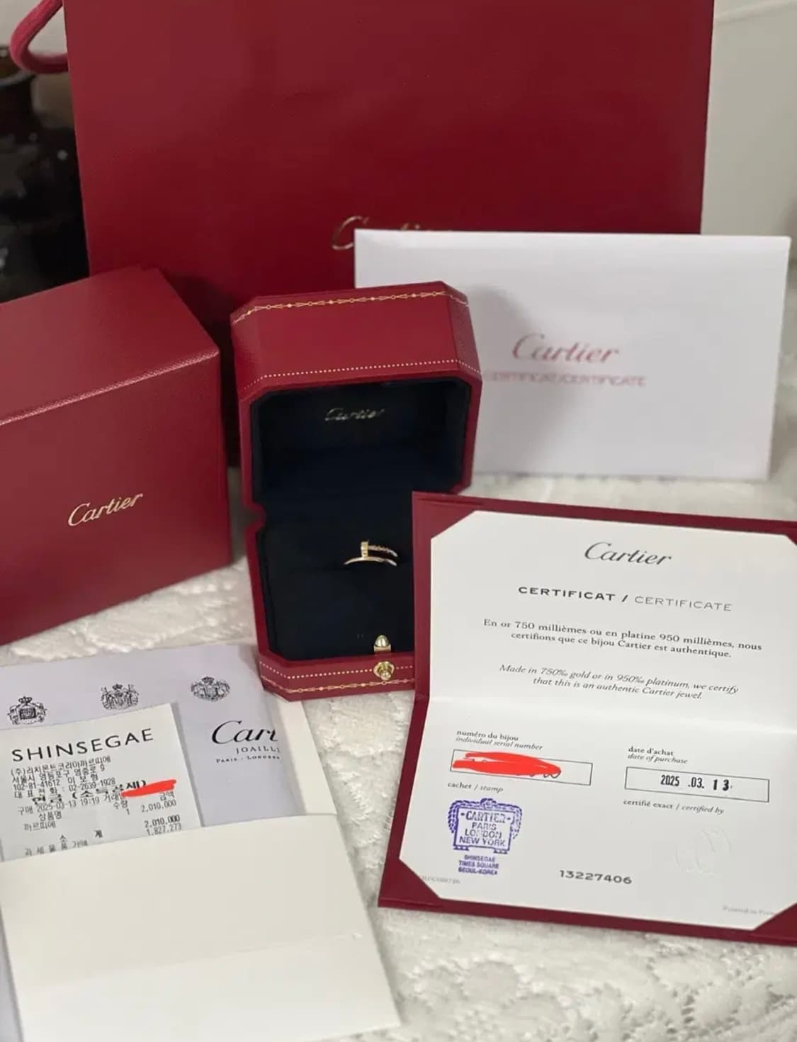 까르띠에 저스트 앵끌루 링 sm 상품이미지2