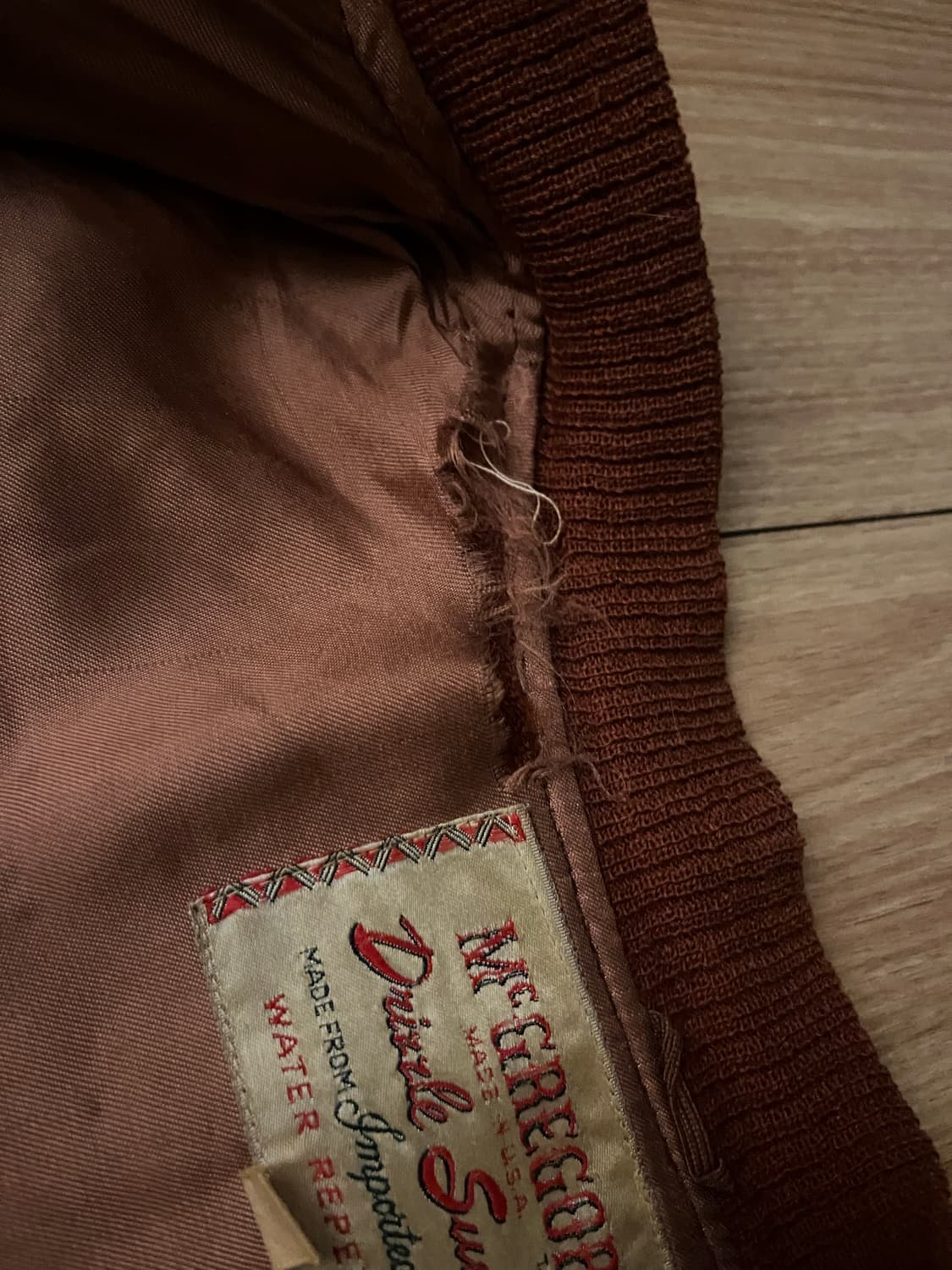 60s  mcgregor dreizzle 스웨이드 봄버 상품이미지6