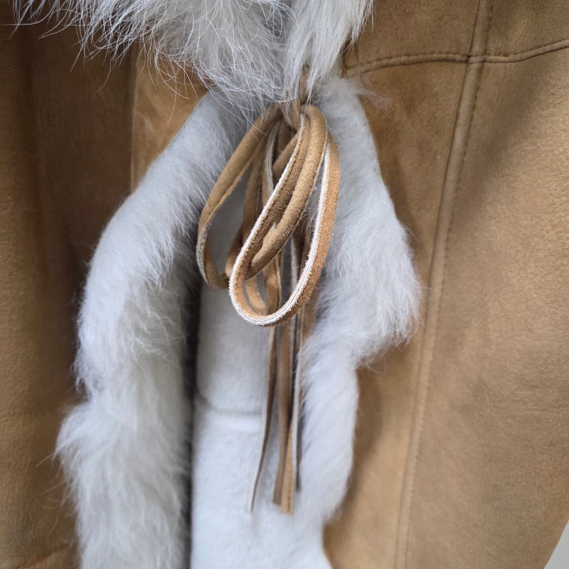 포미즈 시어링 롱 무스탕 상품이미지3