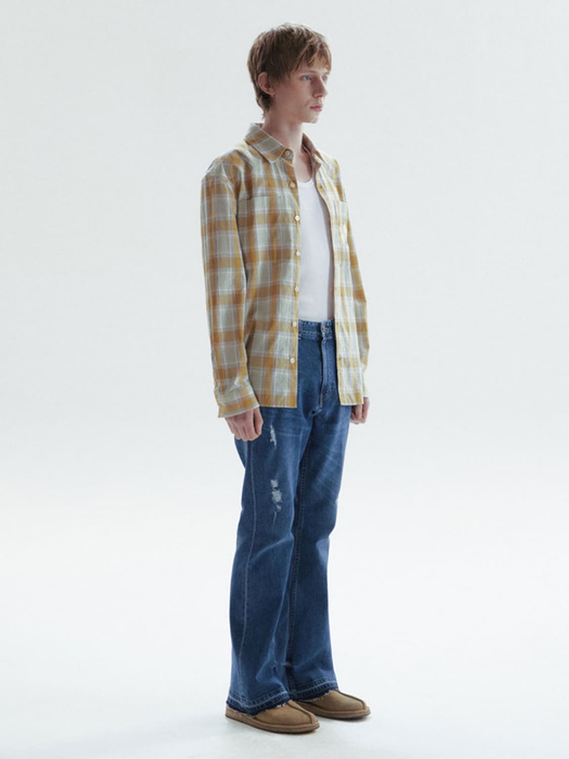 Boots Cut Flare Blue Jeans 부츠컷 플레어진 청바지 상품이미지5