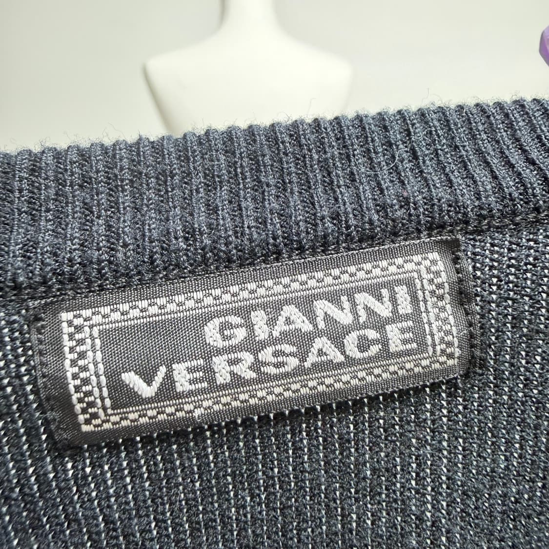 지아니 베르사체 블랙 남성 니트 상품이미지5