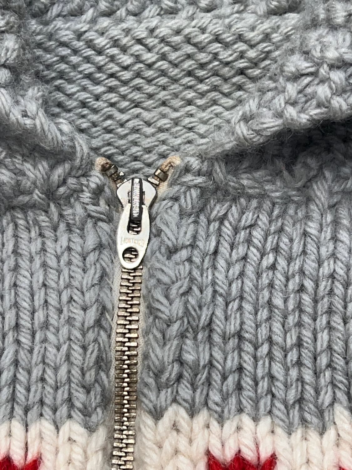 60‘s 코위찬 집업 스웨터  상품이미지3