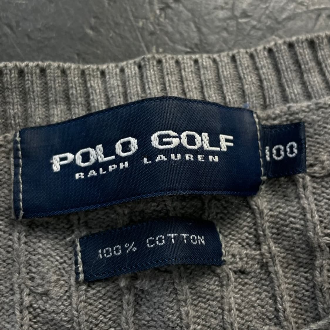 100 폴로 꽈배기 니트  상품이미지3