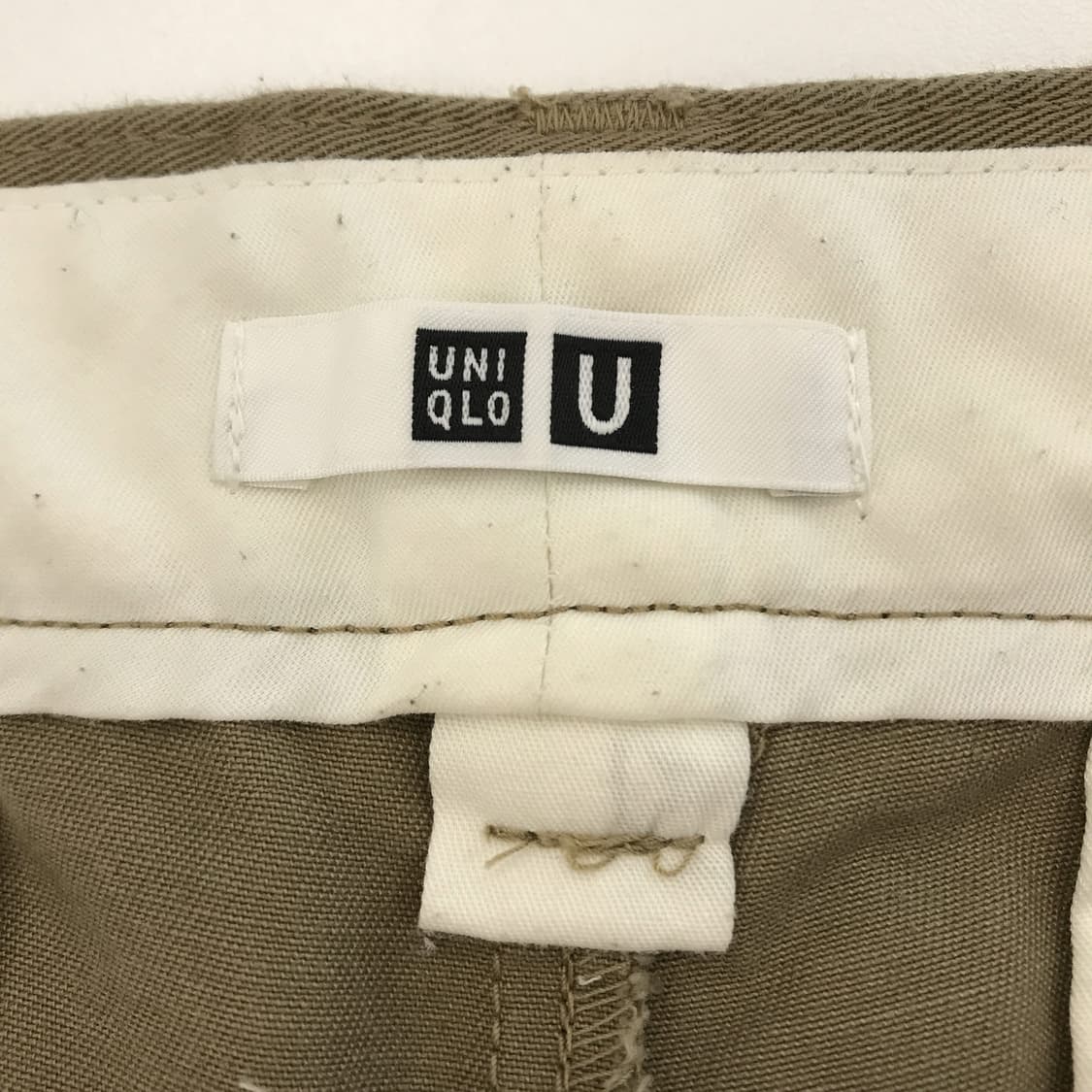 유니클로U 와이드 턱테이퍼드 치노팬츠 [88] 상품이미지4