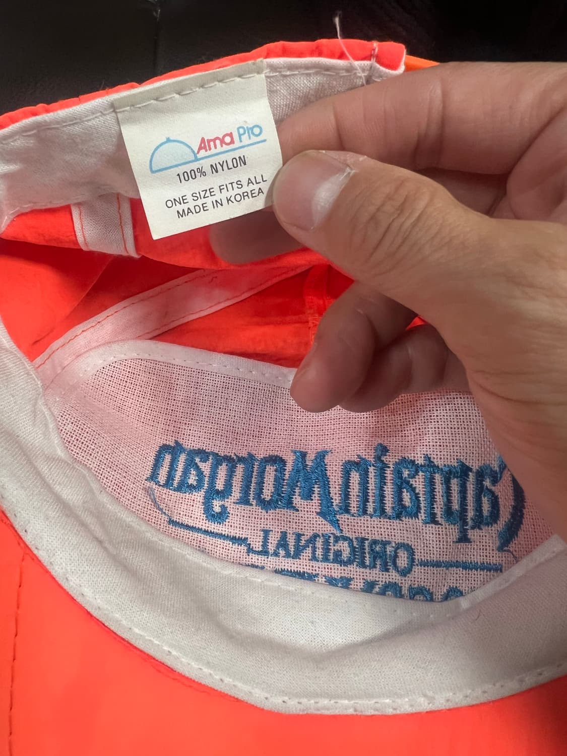 캡틴 모건(Captain Morgan) 브랜드의 빈티지 프로모션용 캡 상품이미지3