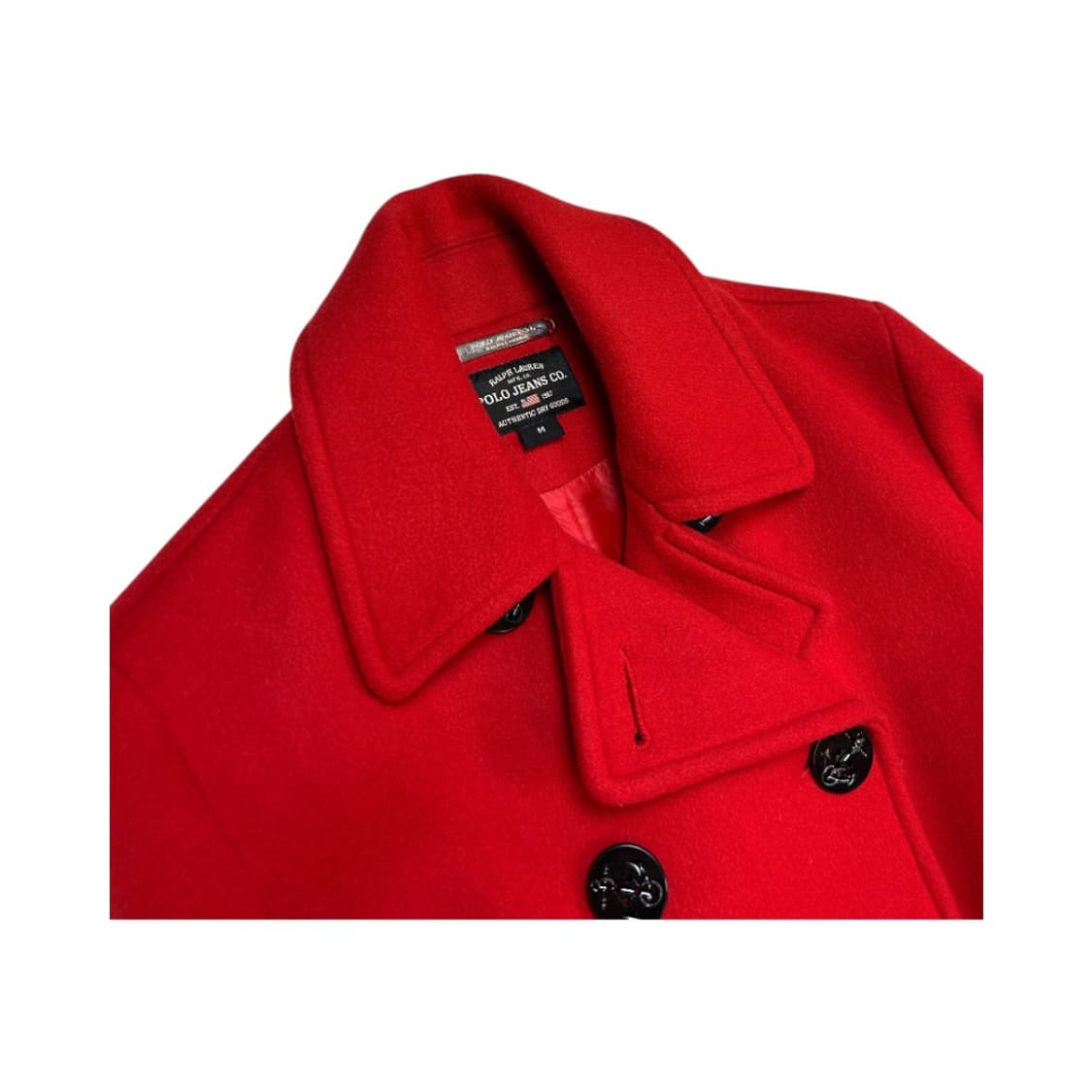 M) 폴로 진스 클래식 레드 피코트 OC-001 상품이미지3