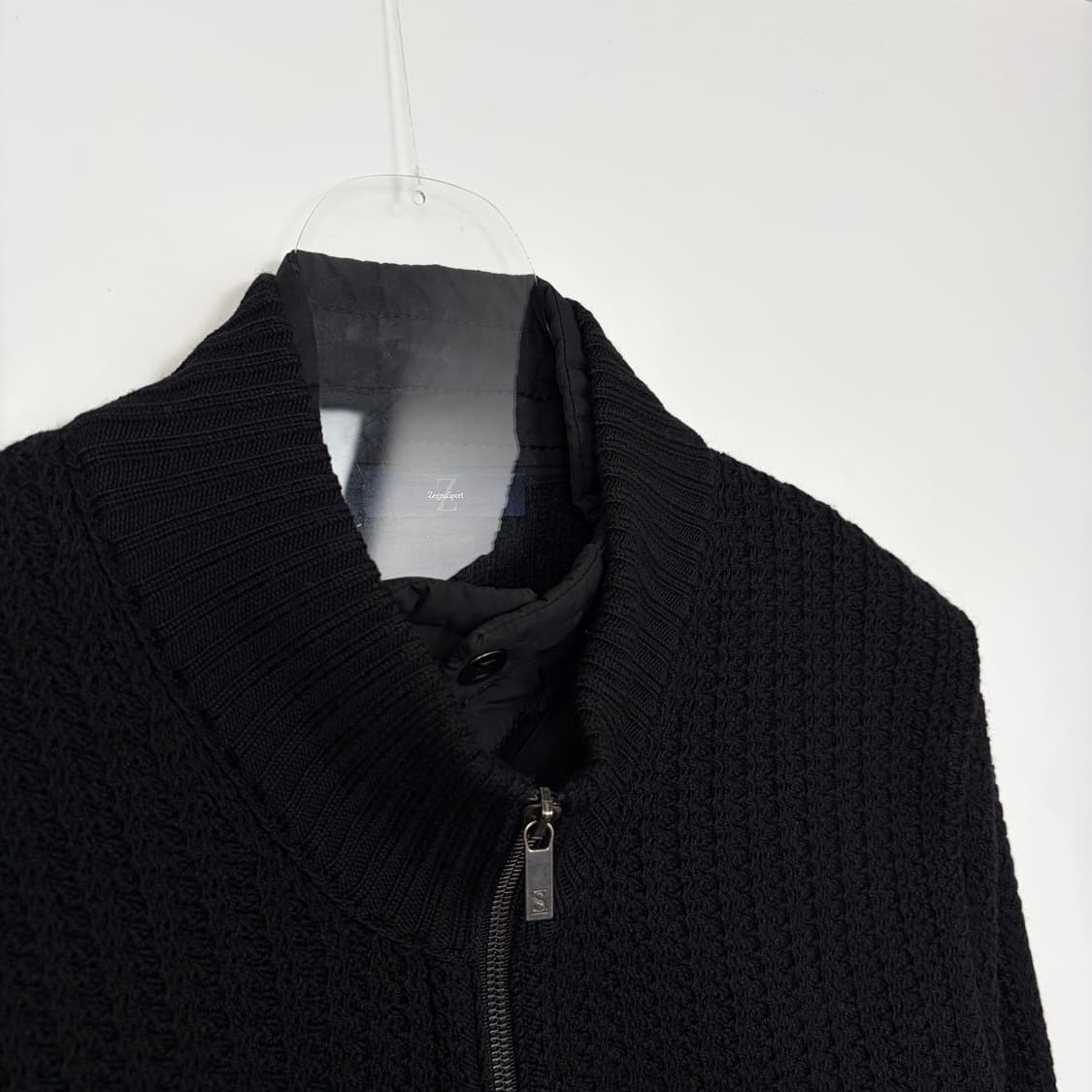 제냐 zegna 니트 집업 가디건 상품이미지2