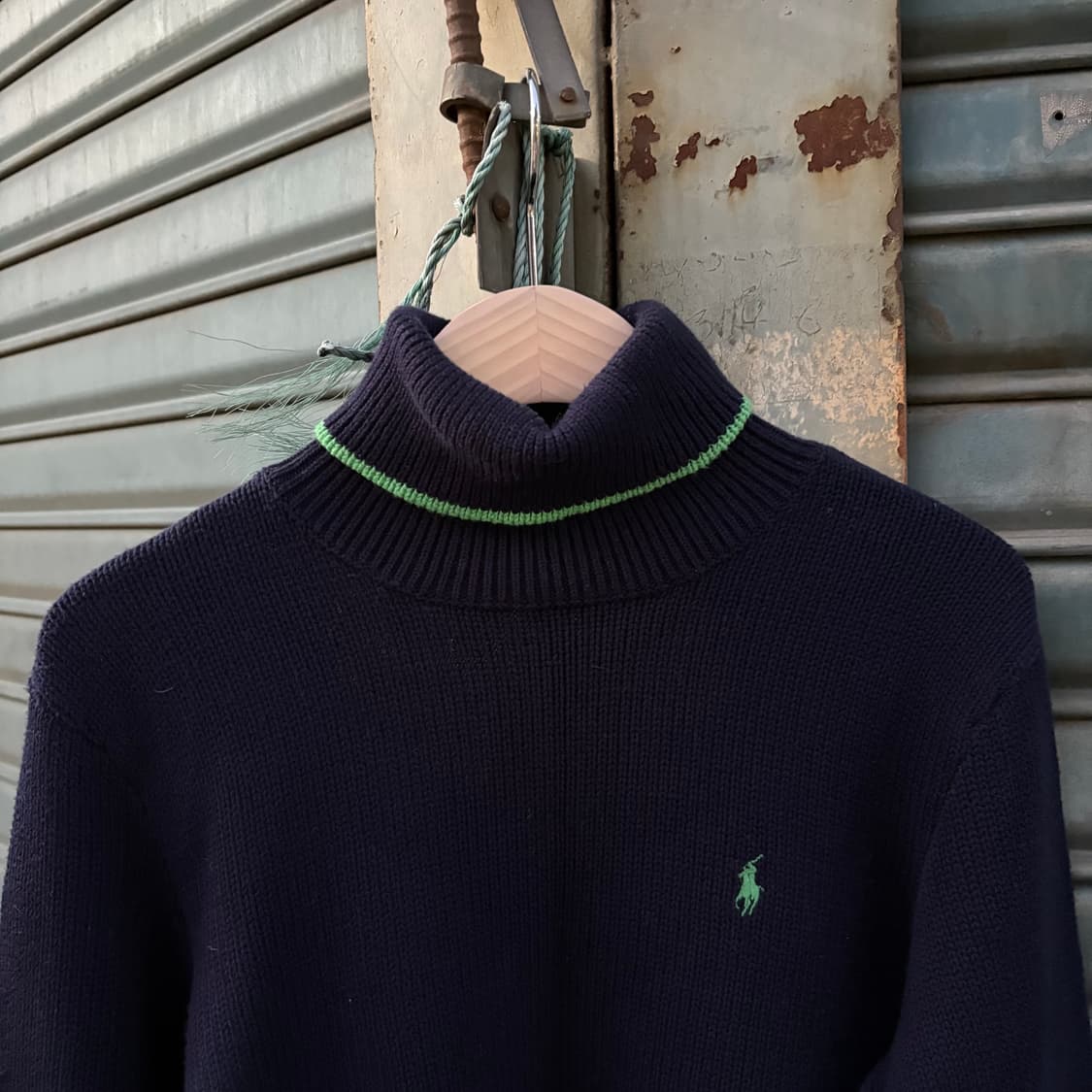 랄프 로렌 골프 다크 네이비 터틀넥 스웨터 상품이미지2