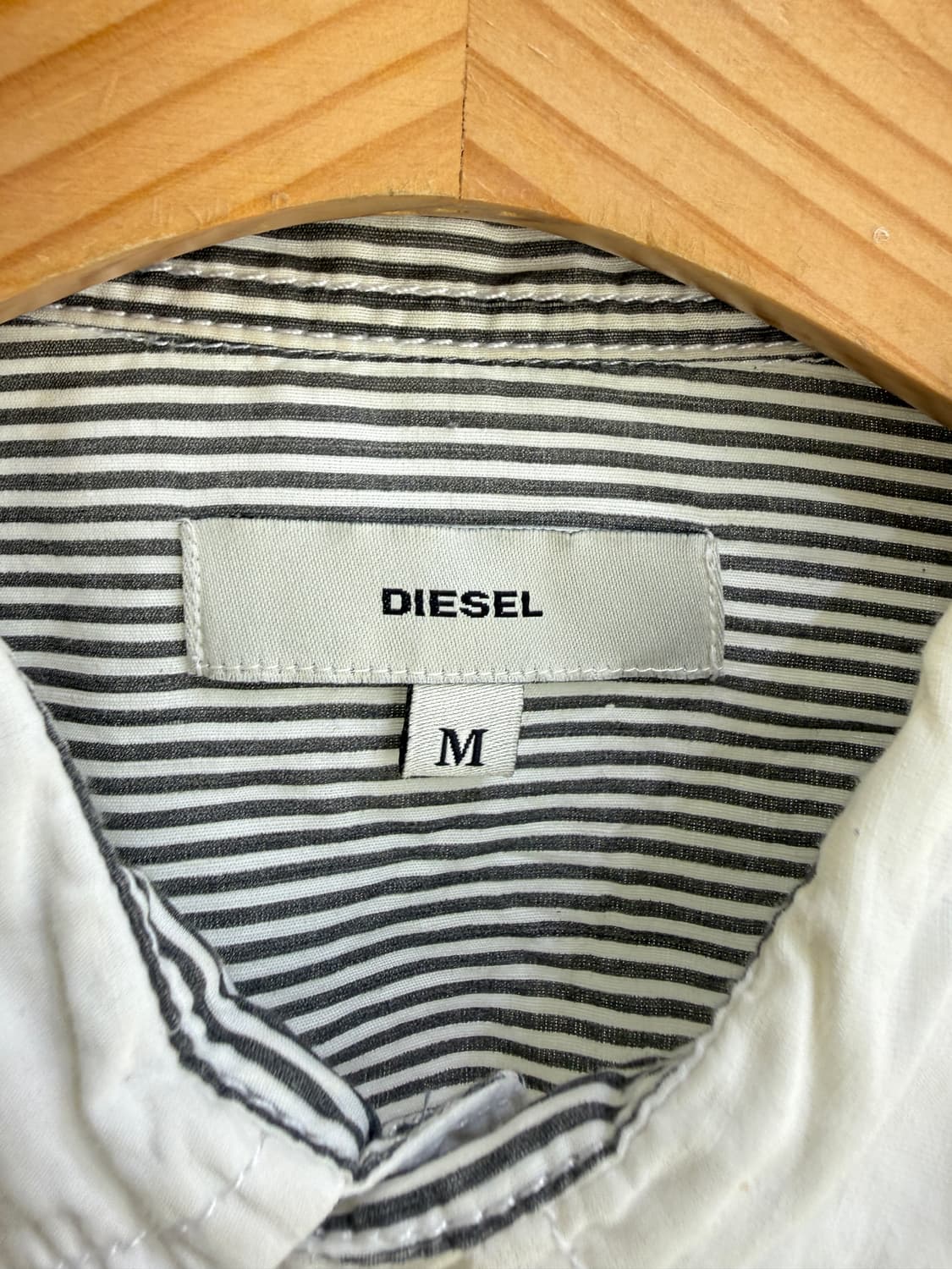 DIESEL 리넨 코튼 블렌드 웨스턴 셔츠  상품이미지5