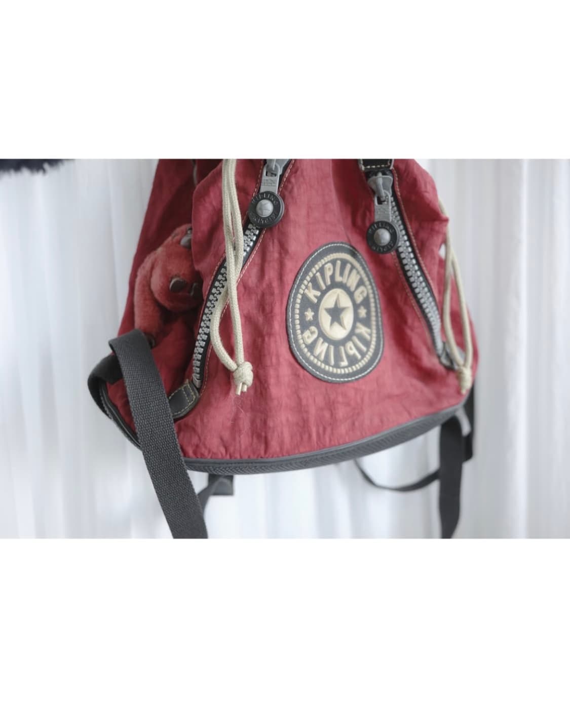 Kipling red bag 상품이미지3