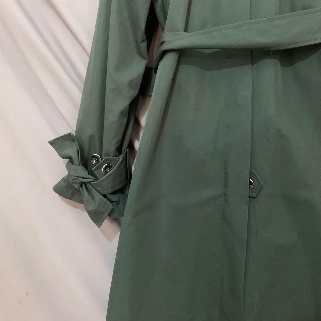 82 시스템 카키 벨티드 오버핏 트렌치 롱코트 상품이미지3