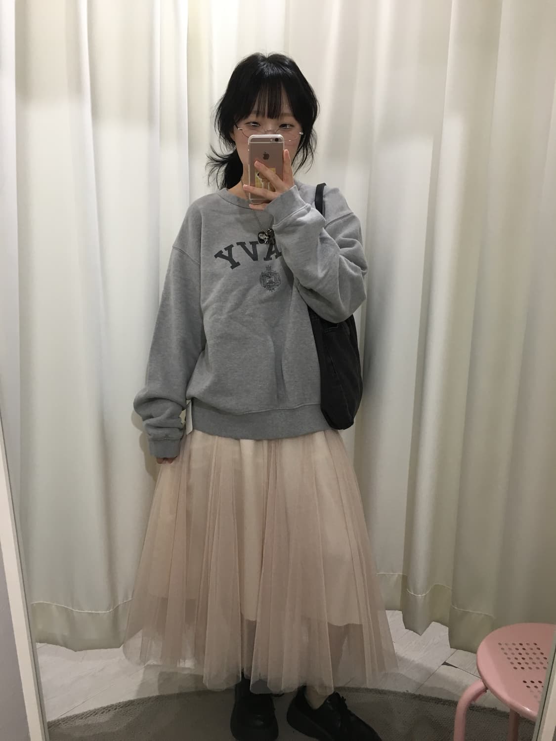 soft pink tulle skirt 상품이미지2