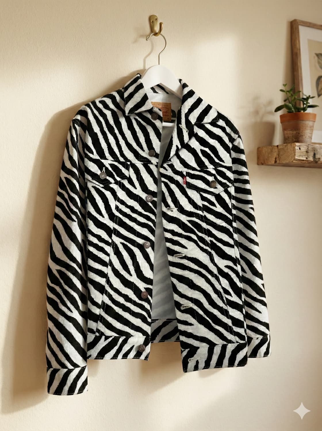 슈프림 x 리바이스 지브라 트러커자켓 (라지) 상품이미지1