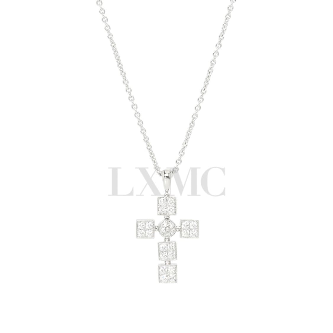 불가리 루체아 다이아 목걸이 크로스 십자가 네크리스 335092 상품이미지1