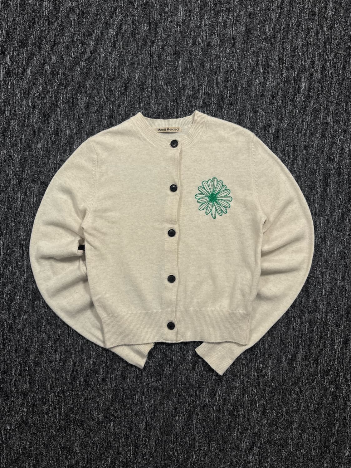 마르디 메크르디 아이보리 가디건 상품이미지4
