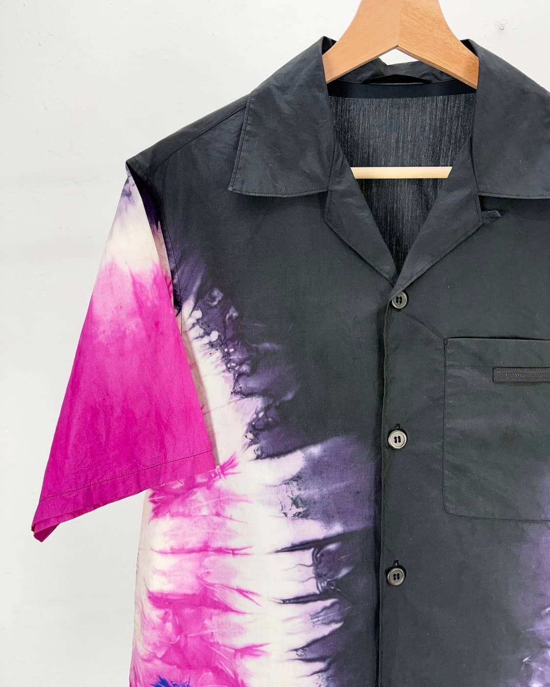 프라다 19ss 하프 타이다이 코튼 숏 셔츠 상품이미지2