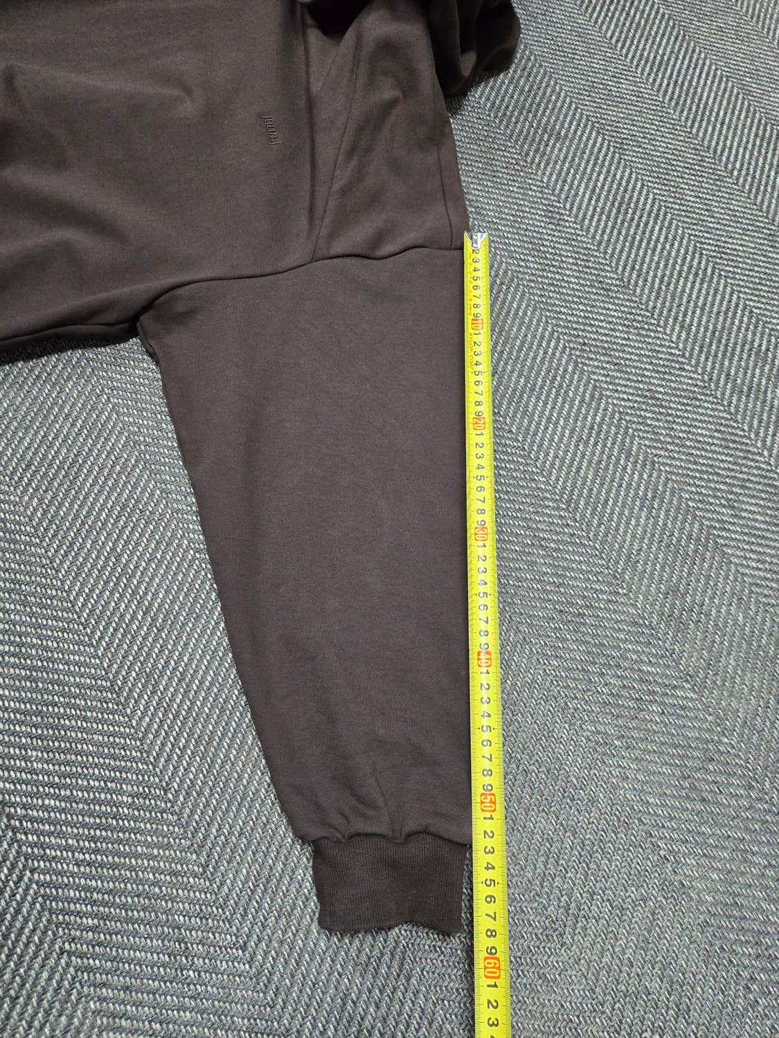 준지 22ss JUUNJ 브라운 가먼트 다이 후드티 상품이미지8