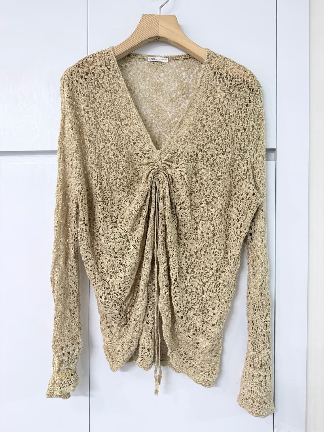 여름 셔링 포인트 니트 상품이미지1