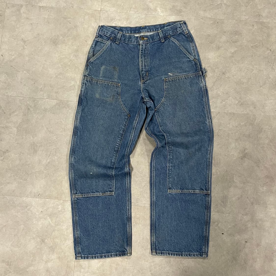 칼하트 데님 더블니 팬츠 (34“) 상품이미지1
