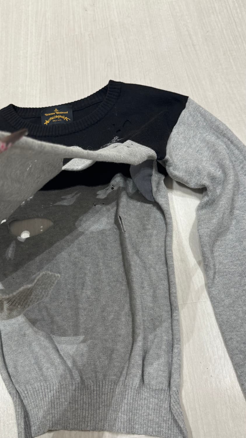 비비안웨스트우드 데미지니트s 상품이미지4