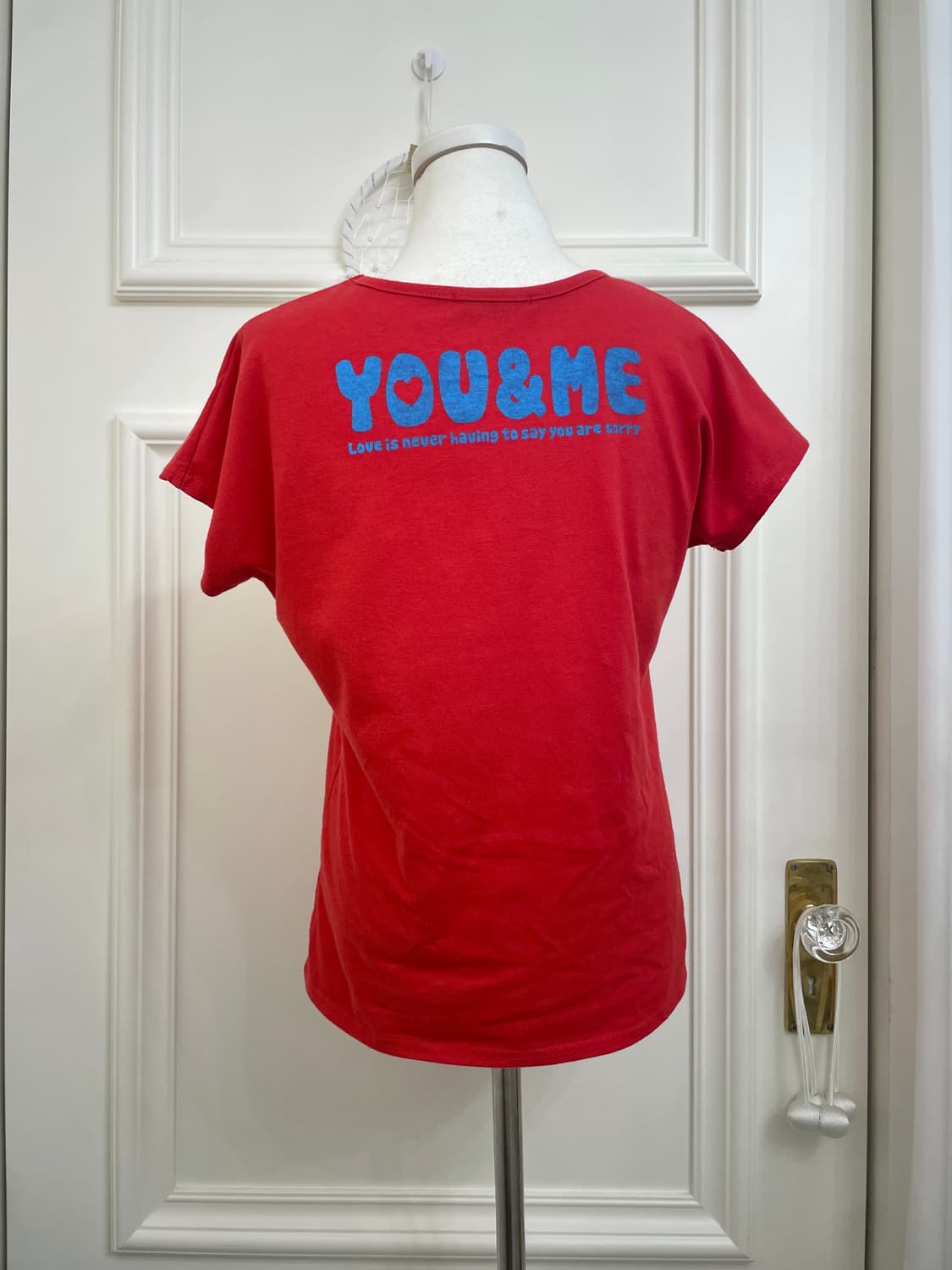 red ballon lettering cute t-shirt 상품이미지3