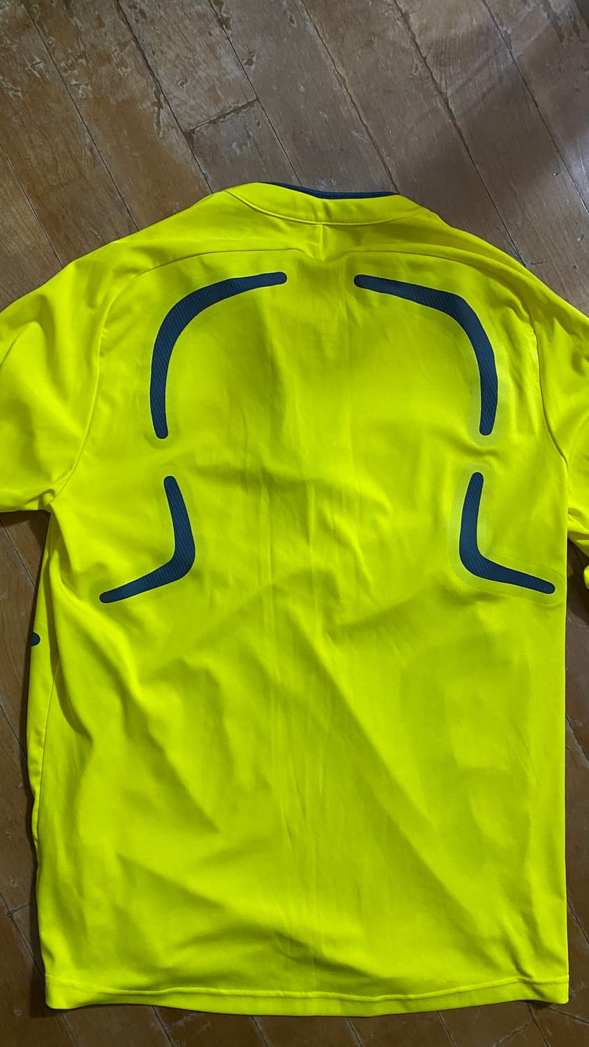 아디다스 심판복 상의 형광색 긴팔 95~100 상품이미지5