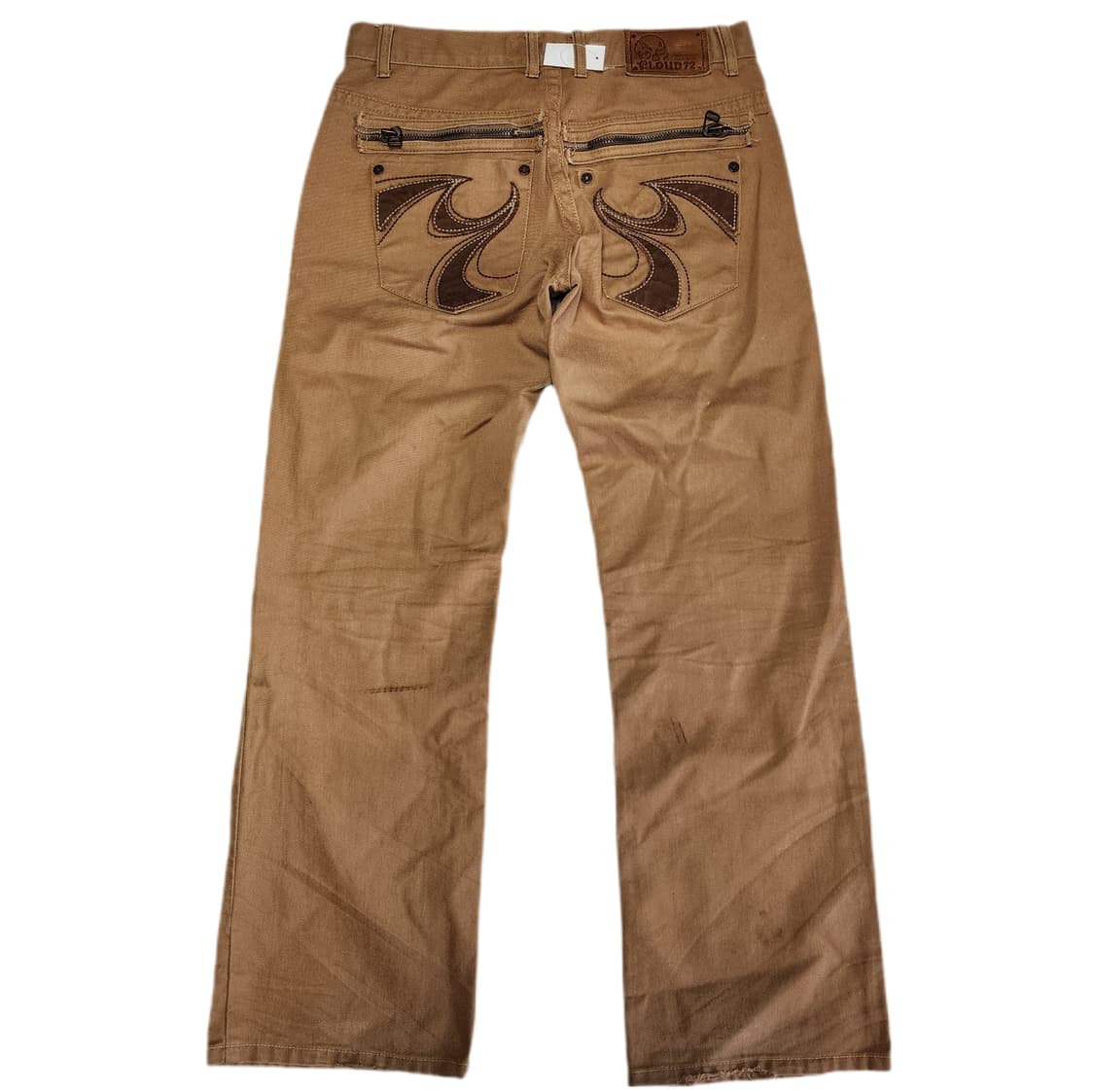 Cloud72 Y2k 락시크 플레임 팬츠 상품이미지1