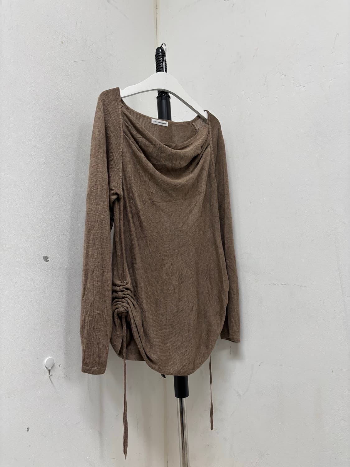 shirring Detail Draped Sleeve 상품이미지6