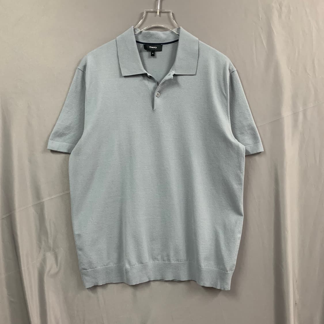 M THEORY 띠어리 고리스 블루 PK 니트 폴로 반팔 카라티 상품이미지1