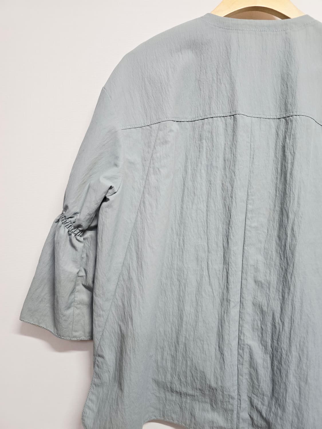 구호 하늘색 여성용 자켓 상품이미지5