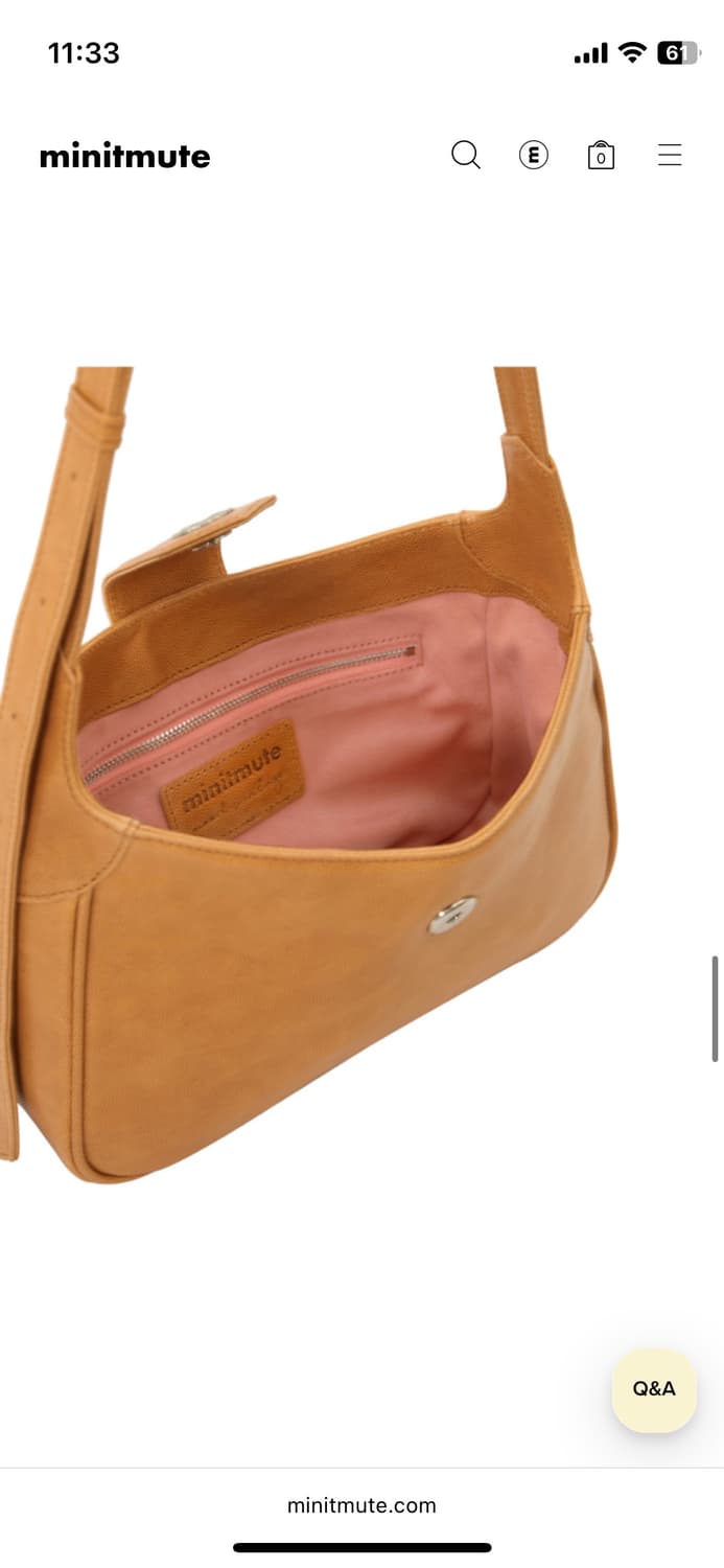 미닛뮤트 - 바톤백 미니 카멜 상품이미지2
