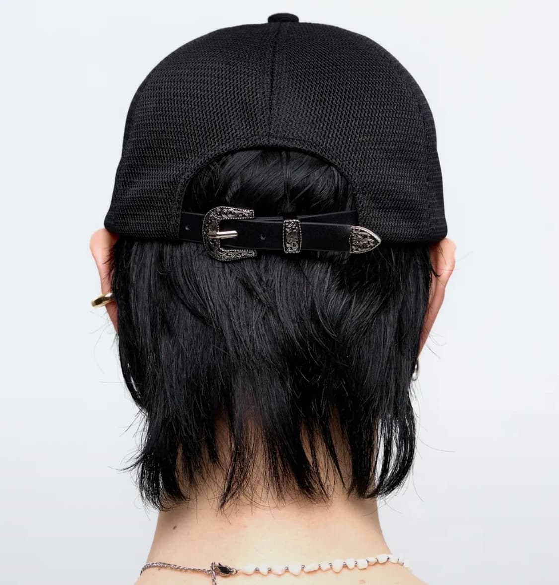 RSSC WESTERN RIVET MESH CAP - BLACK 상품이미지3