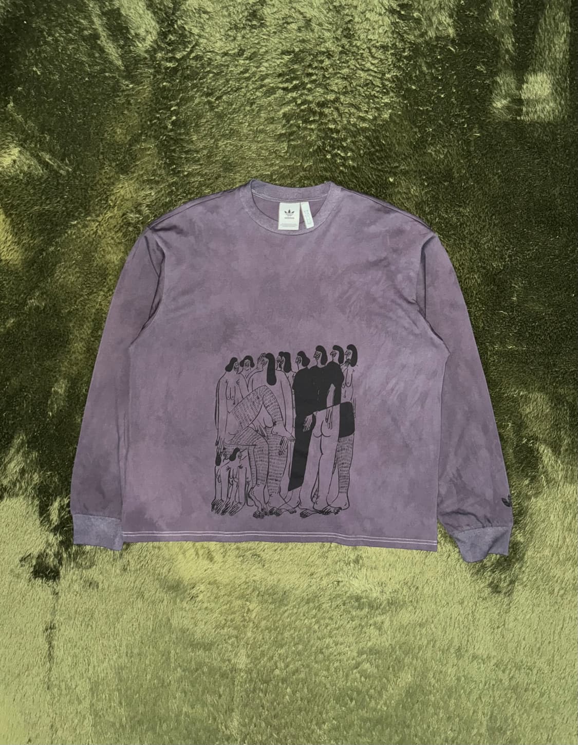 [XL] 아디다스 X 유니티 스케이트보드 20FW 핸드다잉 롱슬리브 상품이미지1