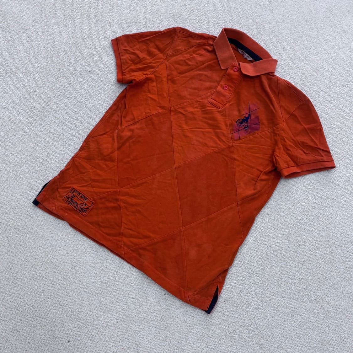 100 빈폴 슬림핏 반팔 카라 티셔츠 0327E 상품이미지1