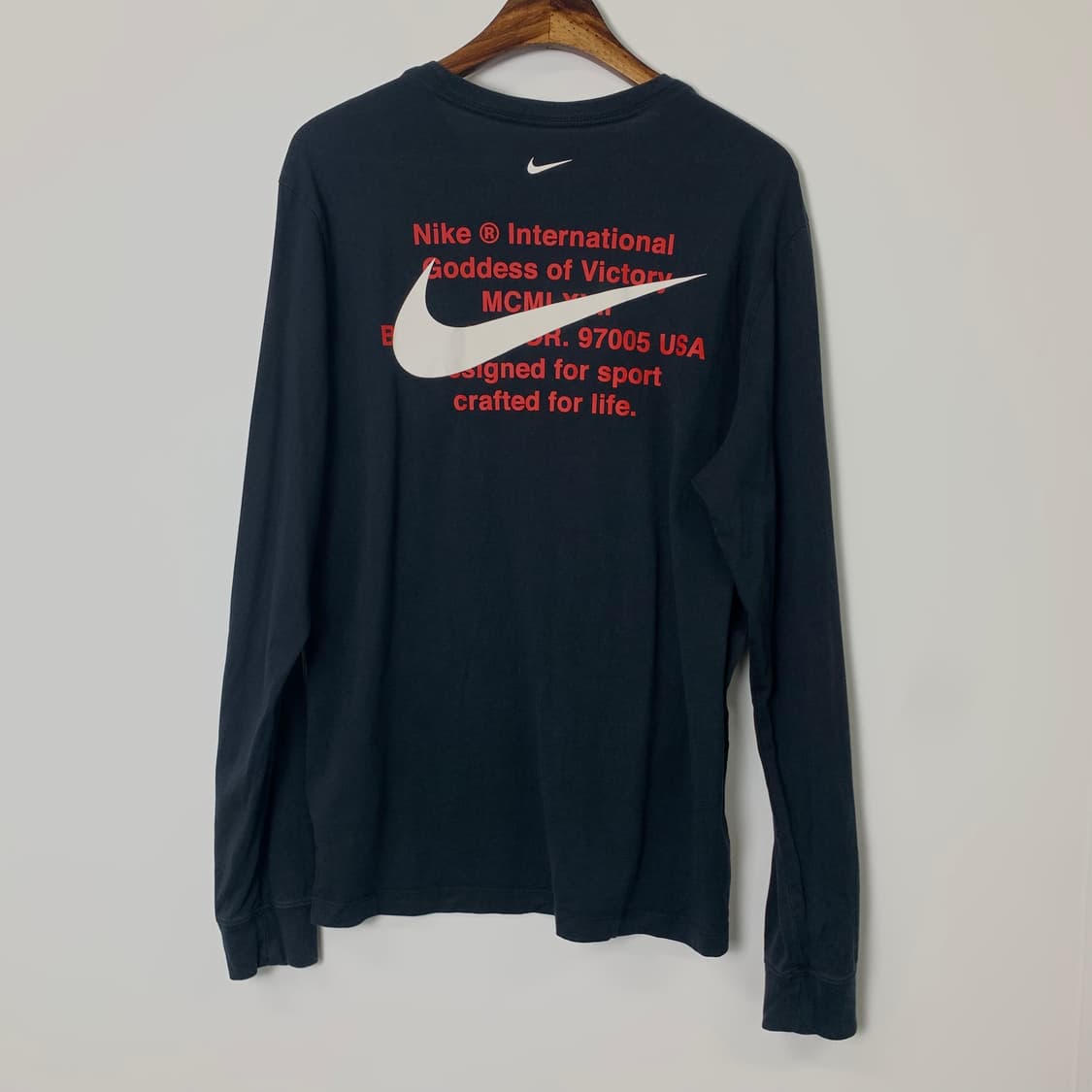 나이키 더블스우시 블랙 롱슬리브 상품이미지4