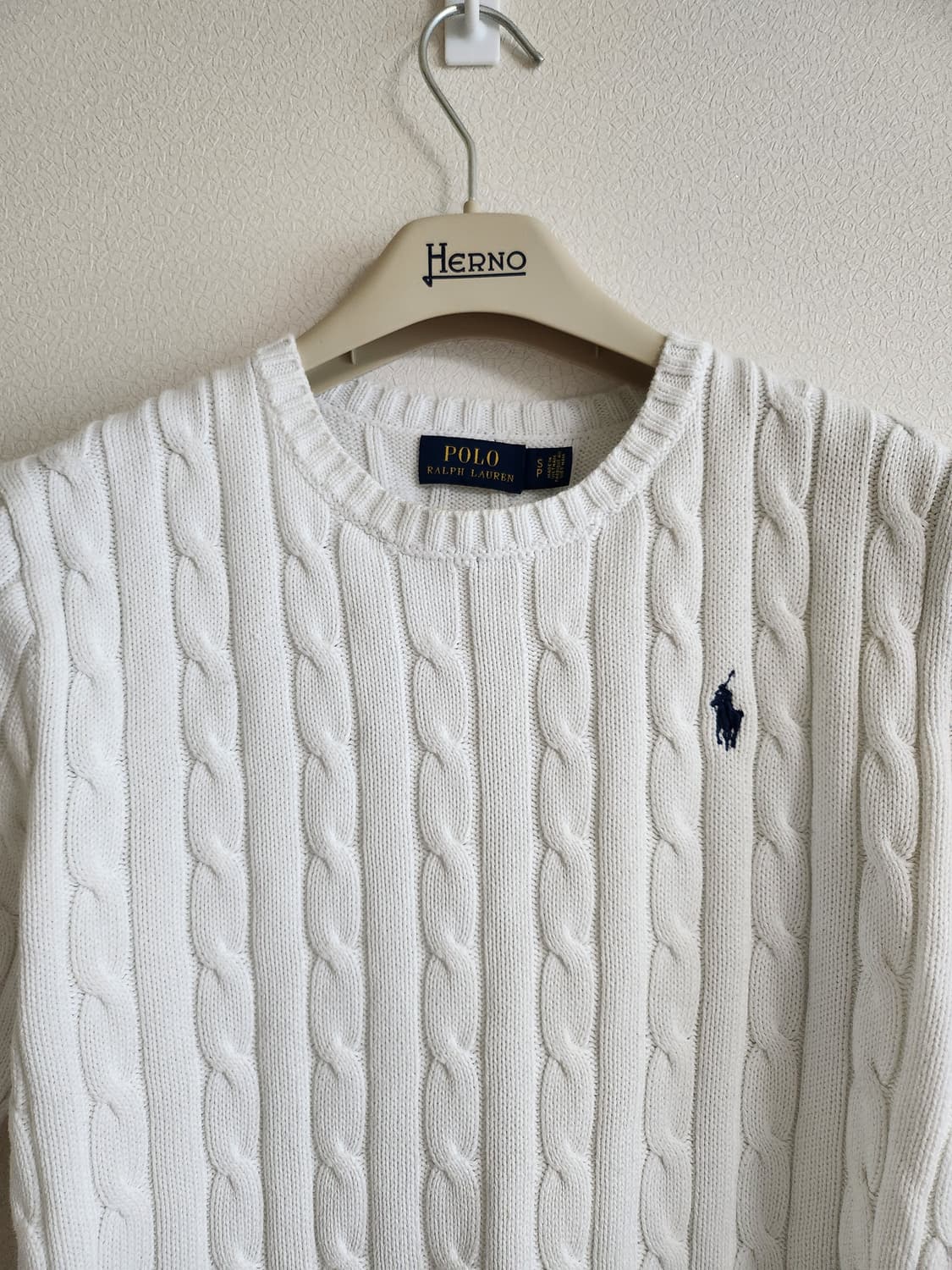 폴로랄프로렌 케이블니트 (S 상품이미지1