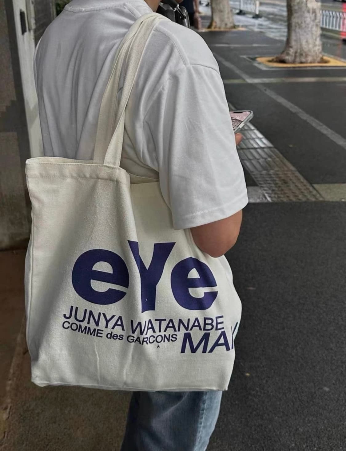 준야 와타나베 대형 토트백 상품이미지1