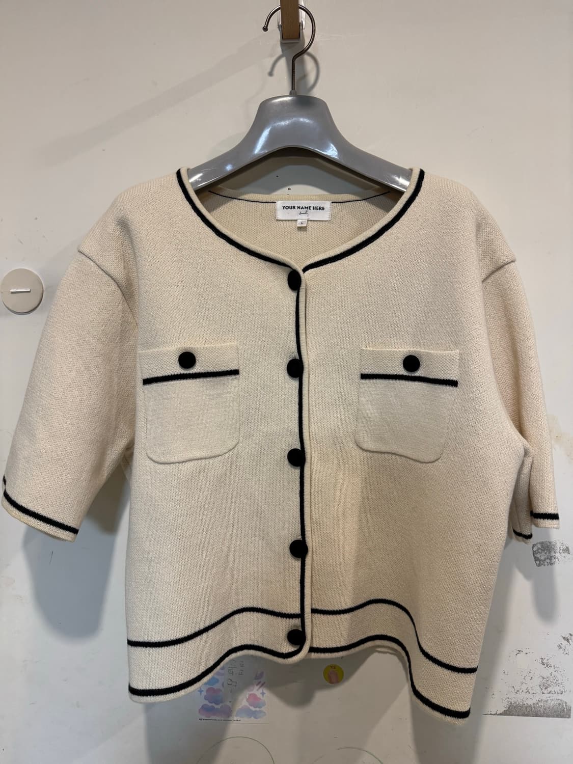 유네미 유어네임히얼 반팔 가디건 상품이미지3