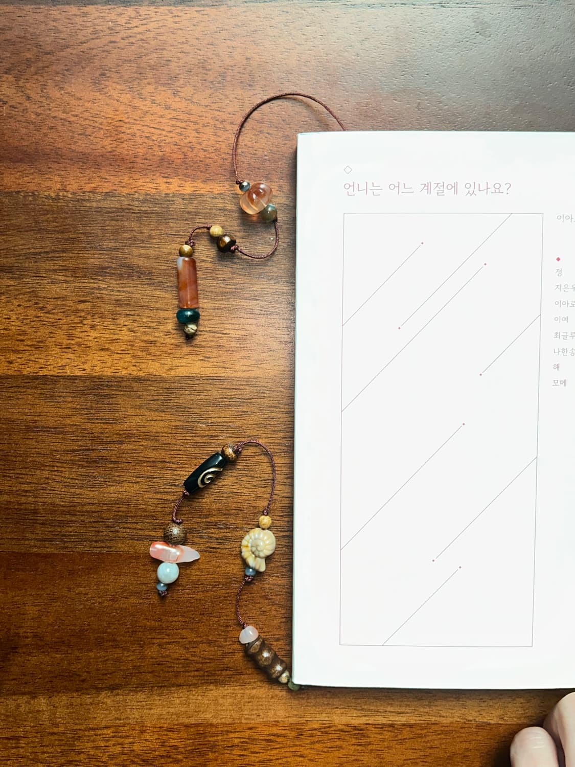 [핸드메이드] • 책갈피 • 노을의 무늬 상품이미지2