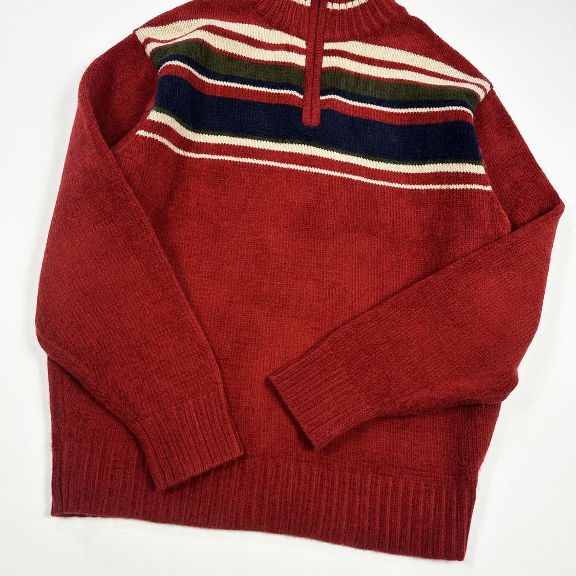 폴로 챕스 재팬 클래식 반집업 니트 (M) 상품이미지3