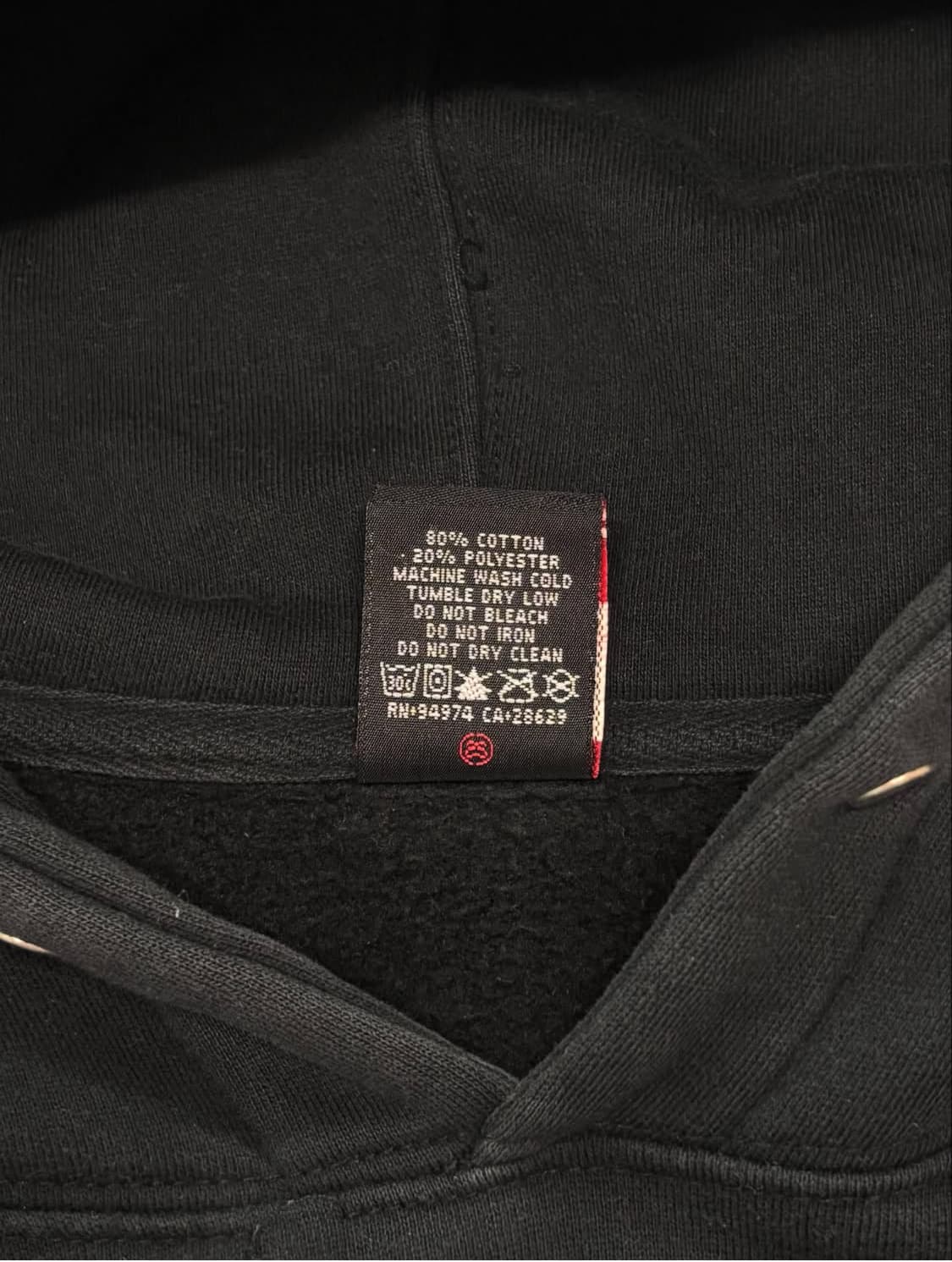 Stussy 스투시 00s SS 리플렉티브 로고 후드티 상품이미지5