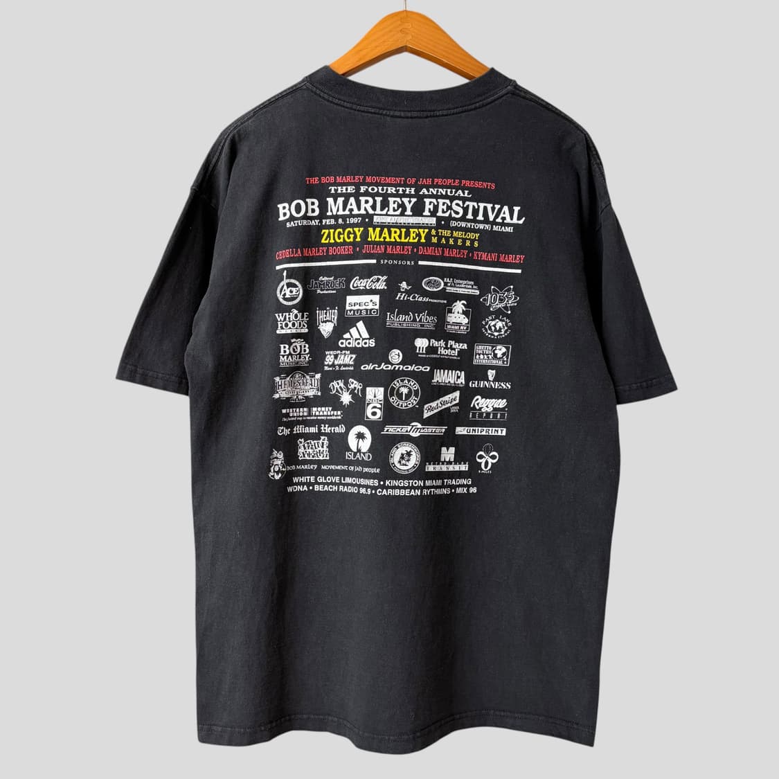 (L)90s Bob Marley 밥말리 빈티지 반팔티셔츠 상품이미지7