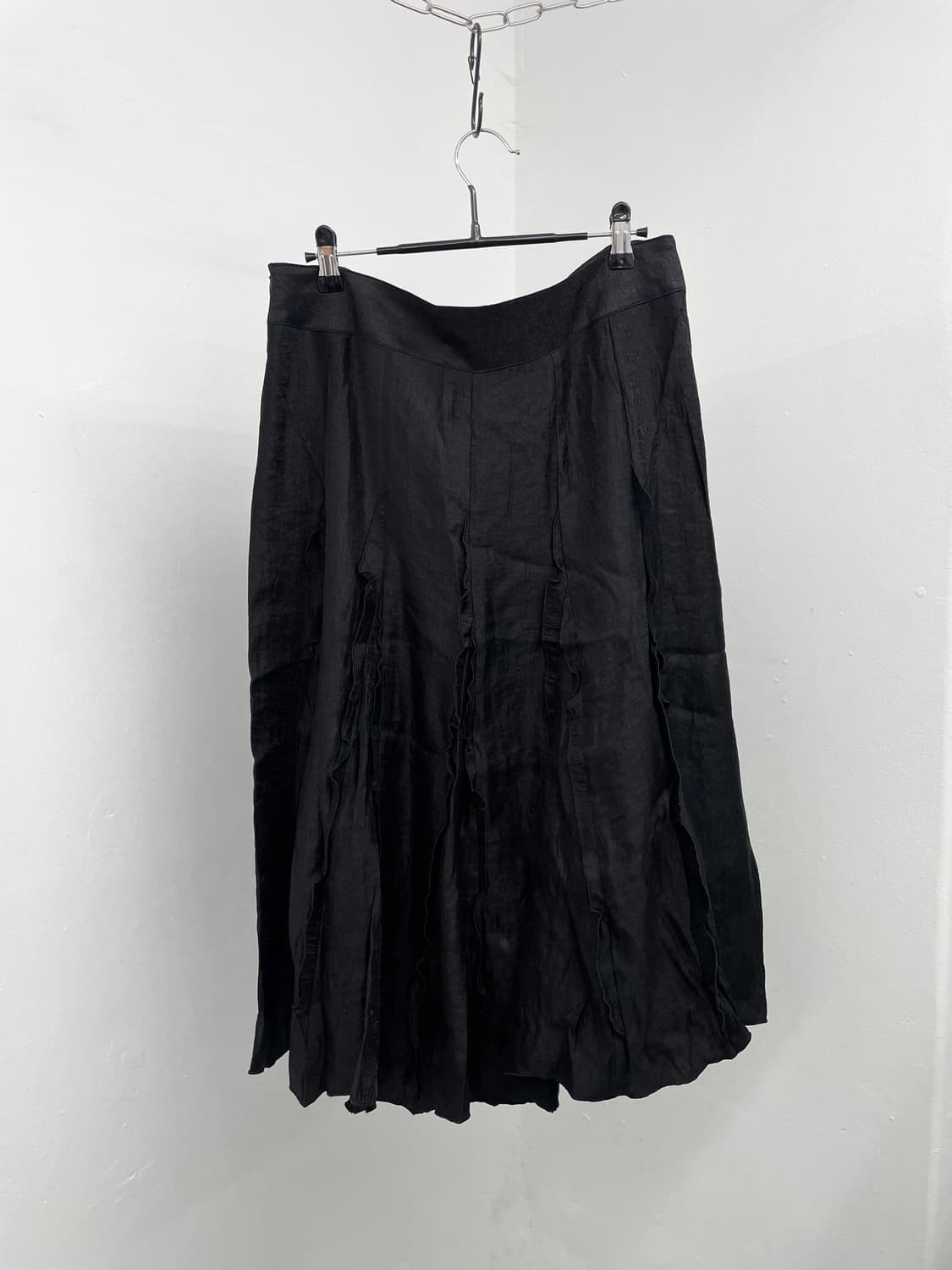 블랙 고딕 프릴 디테일 스커트 상품이미지7