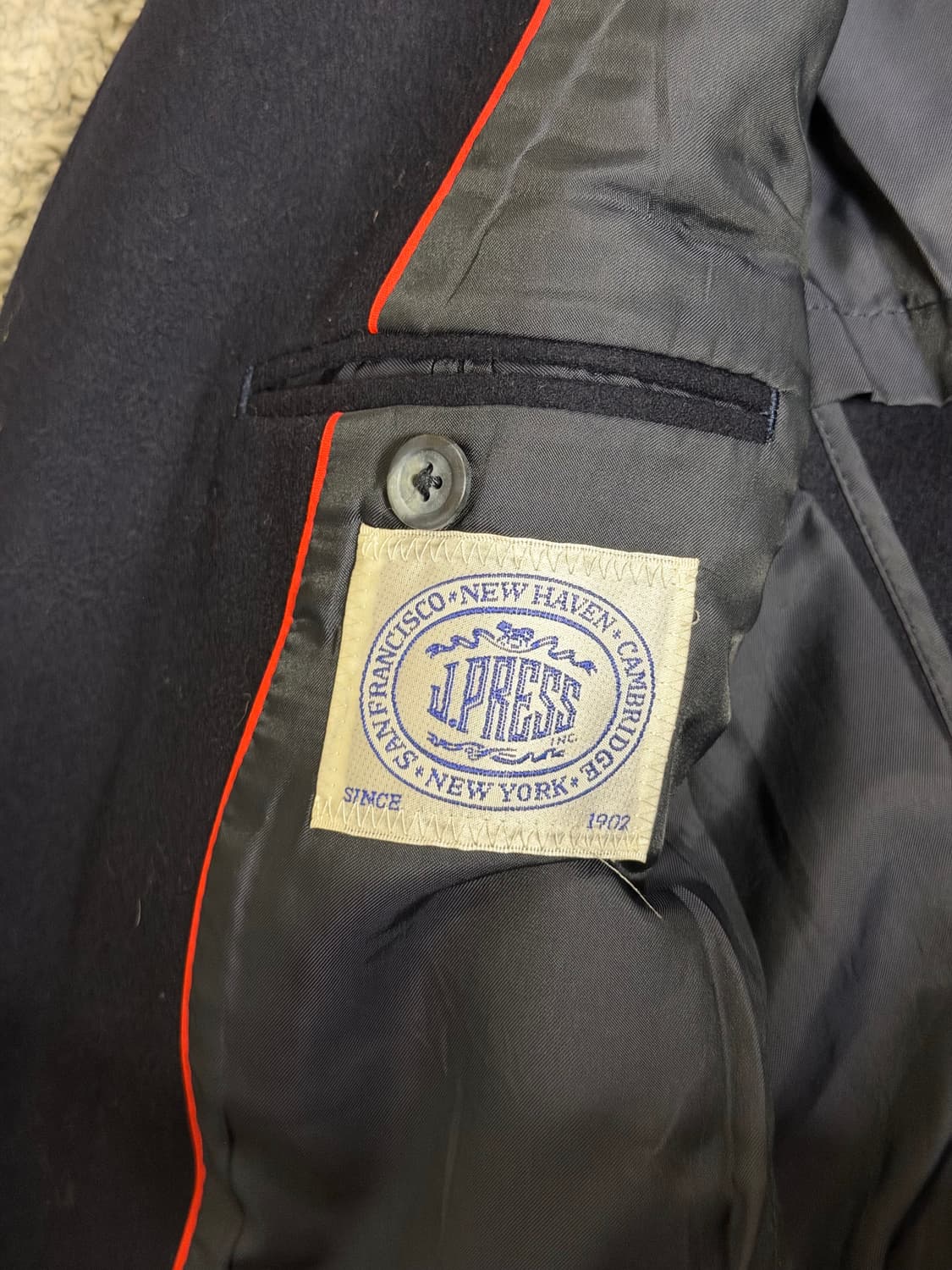 제이프레스 울 금장 블레이저 상품이미지4