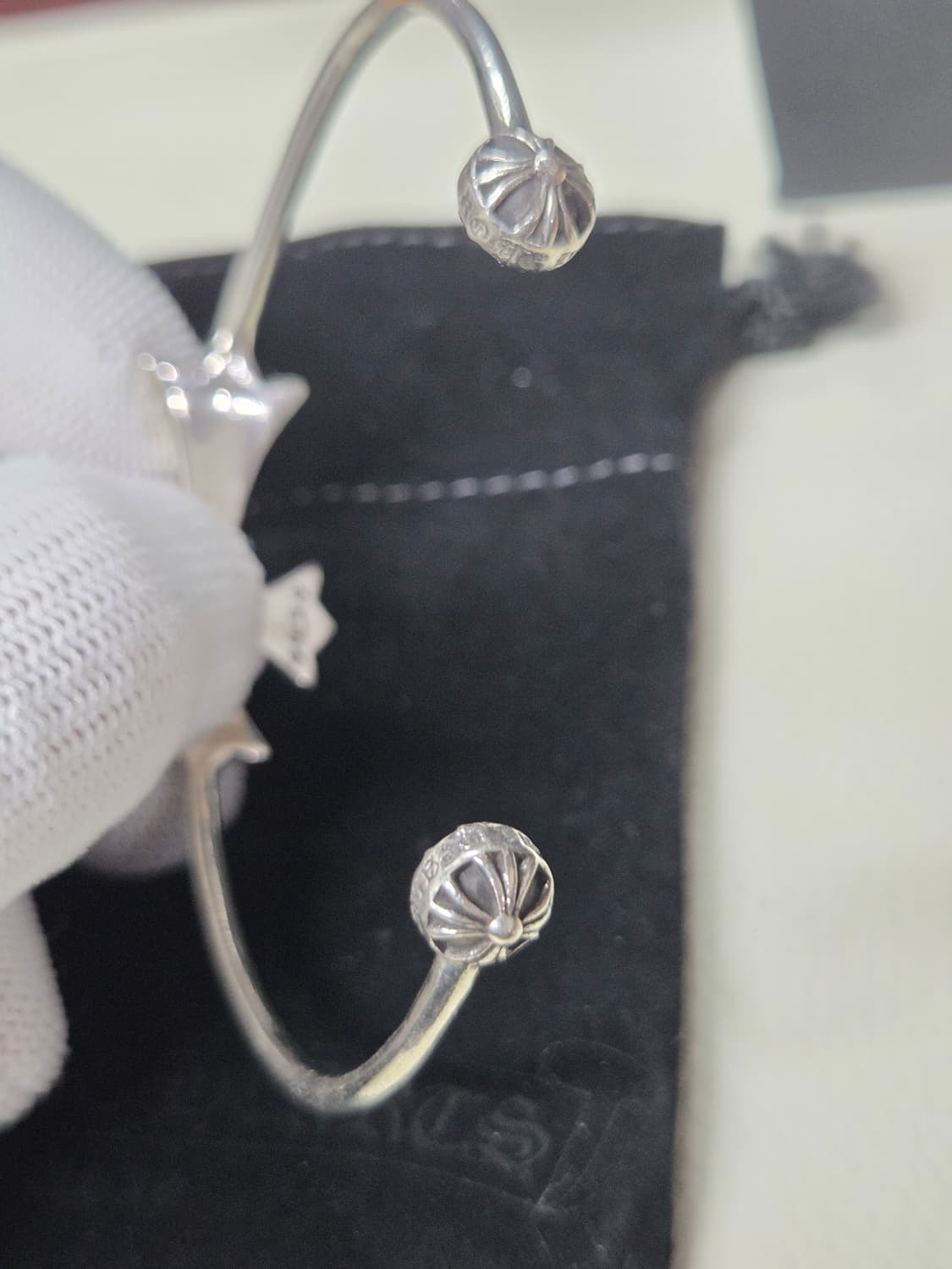 크롬하츠 크로스 뱅글 팔찌 상품이미지6