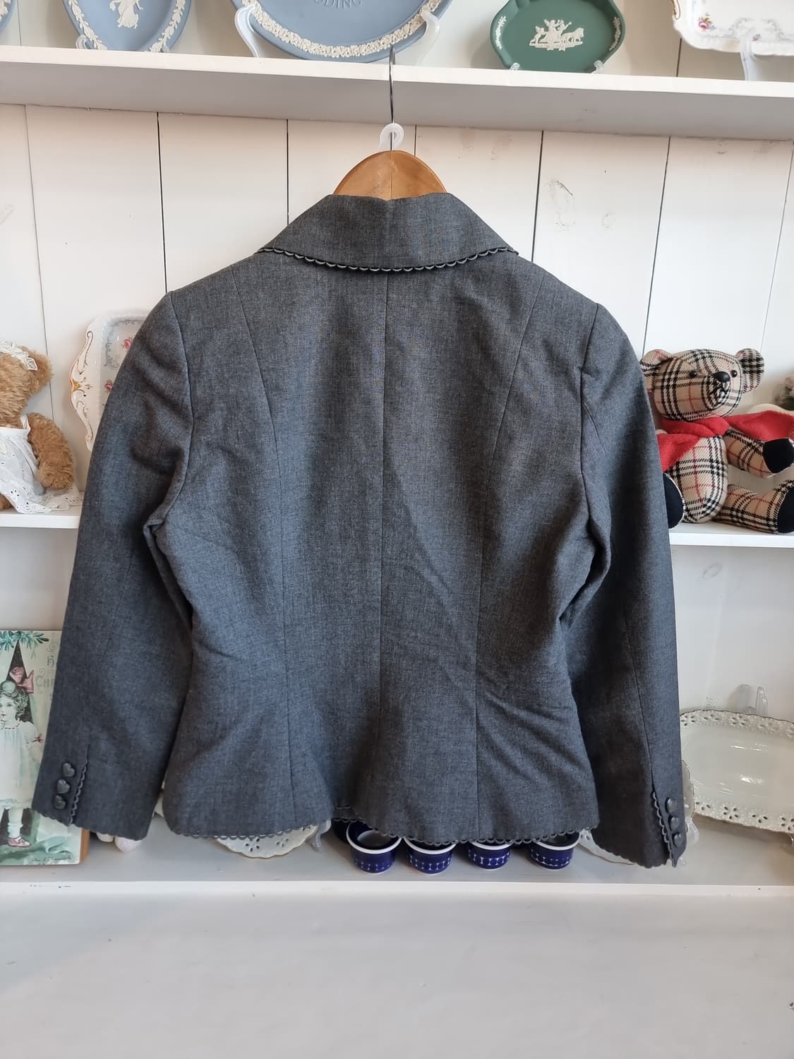 (mezzo piano/메조피아노) 그레이 하트버튼 포멀 셋업 세트 상품이미지9