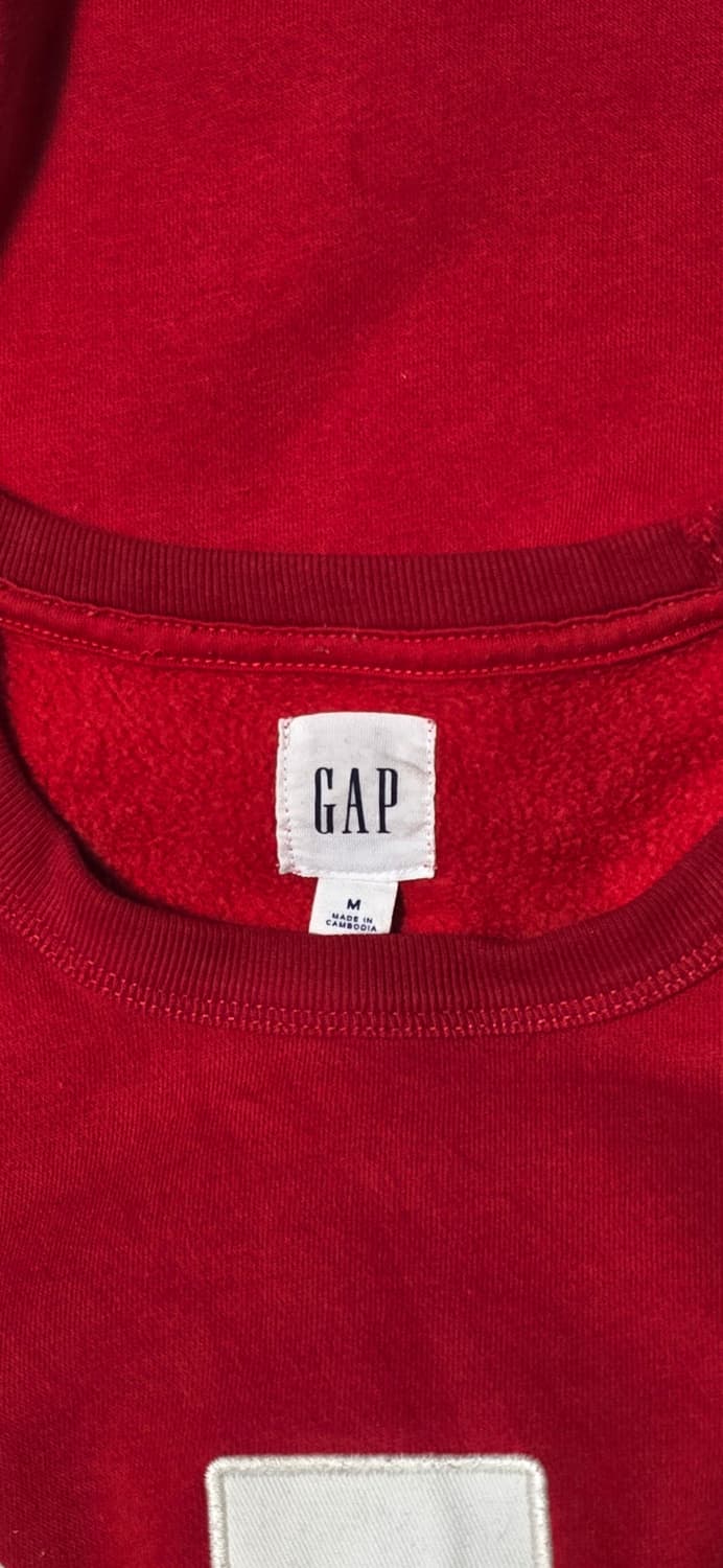 GAP 갭 빨간색 맨투맨 M 상품이미지3