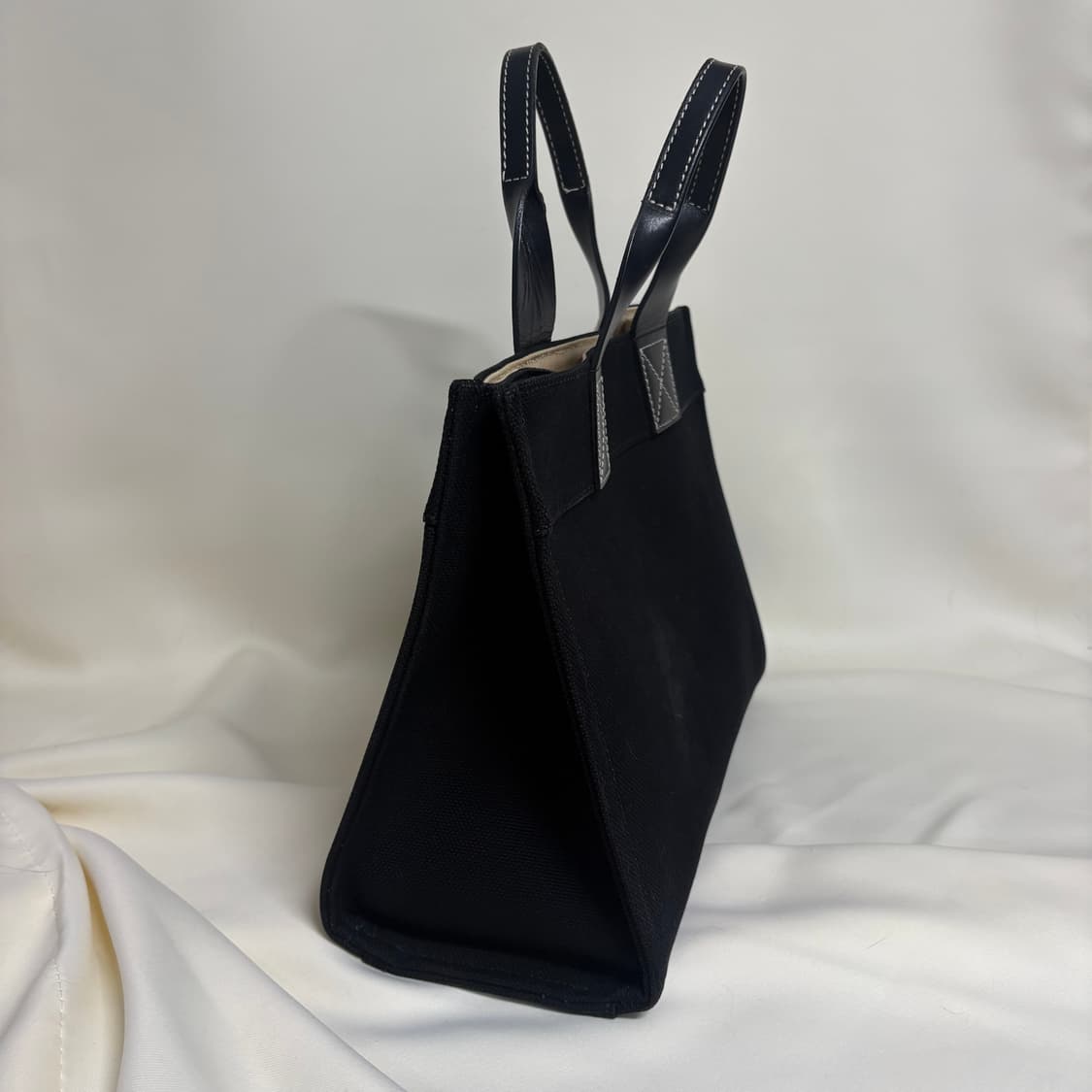 버버리 핀터깔 블루라벨 핑크로고 캔버스 토트백 상품이미지7