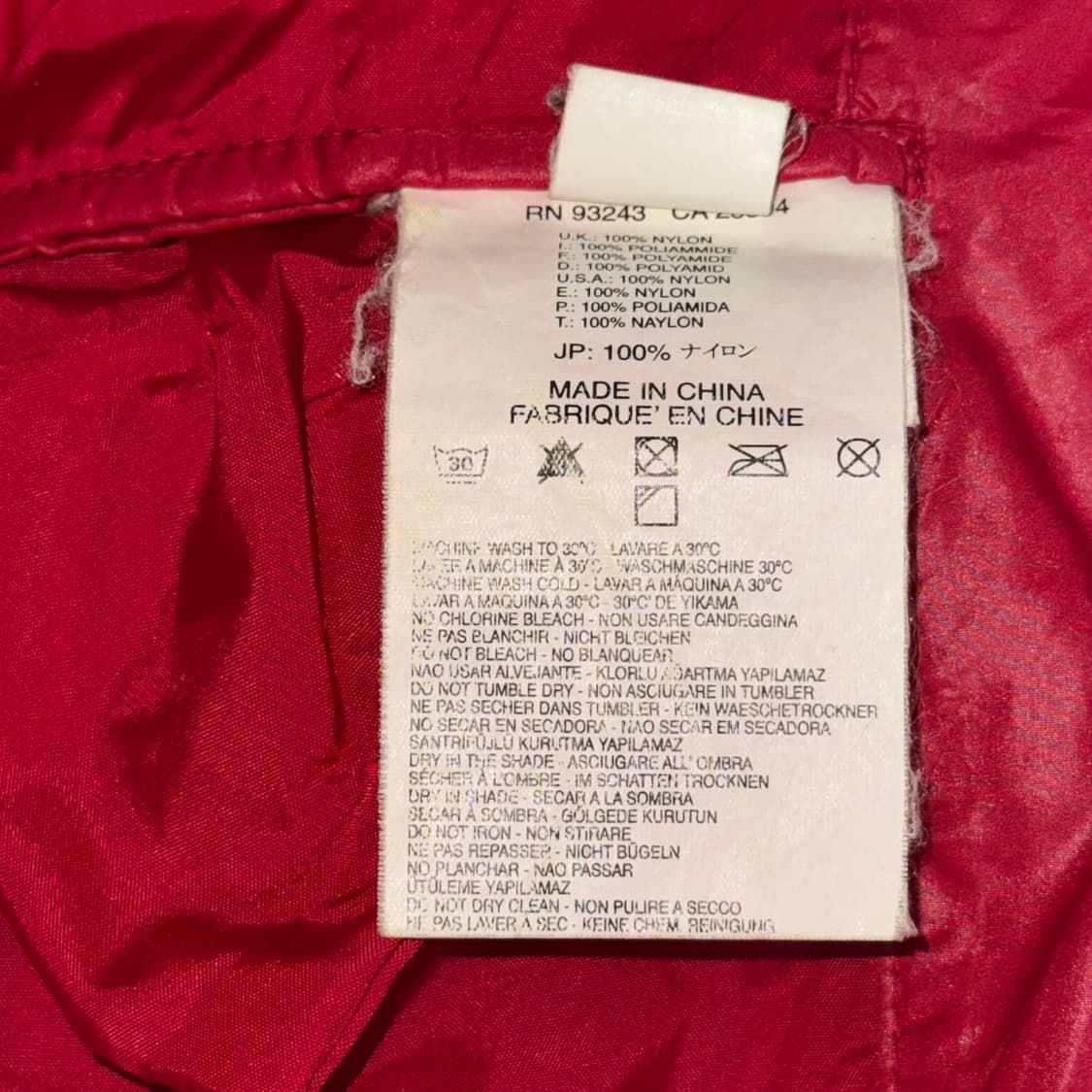 디젤 DIESEL 패딩 레드 상품이미지7